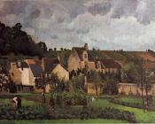 卡米耶 毕沙罗 : View of l'Hermitage at Pontoise